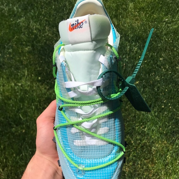 Nike x Off White x Wmns Waffle Racer ‘Vivid Sky’ - Picture 4 of 5